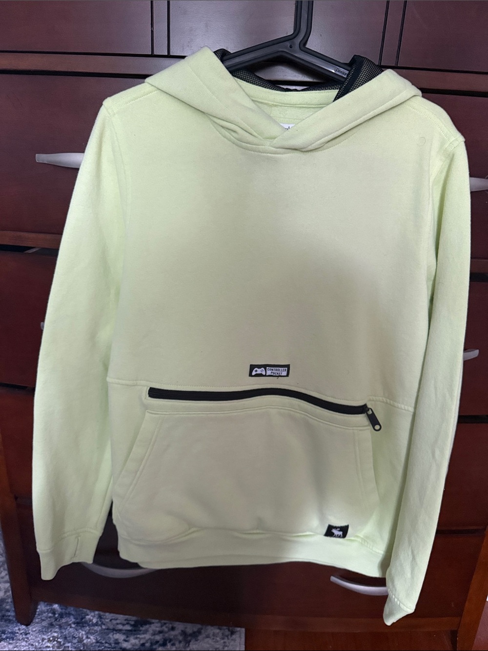 abercrombie kids Lime Green Hoodie Sweatshirt